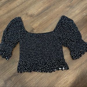 🖤 Polka Dot Square neck Blouse 🖤